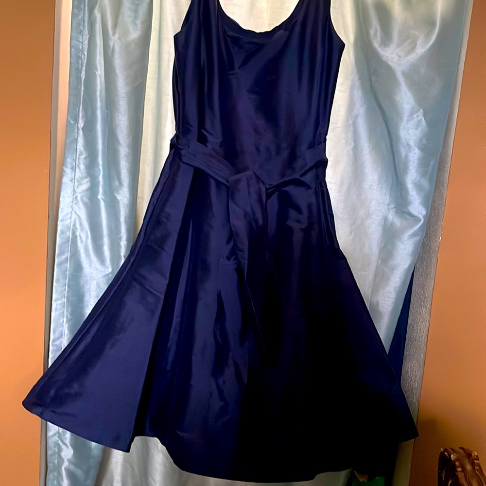 Ralph Laurent 100% Silk Navy Blue
